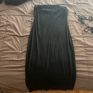 Black tube dress cotton
